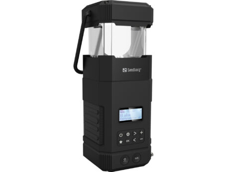 Sandberg Survivor Lantern All-in1 10000 - DAB/FM - Stereo - Sort