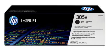HP 305A - CE410A Black Toner - Lasertoner Sort