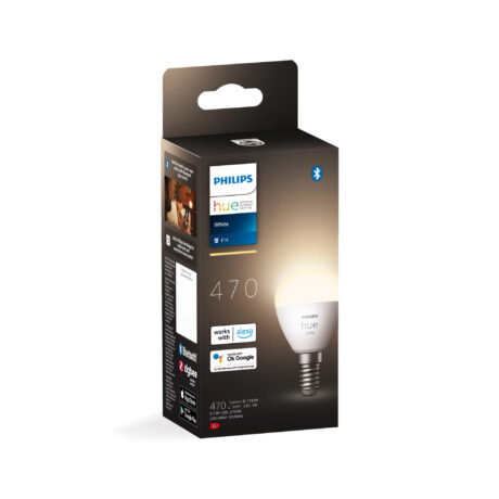 Philips Hue White P45 E14 Kronepære - 1-Pak