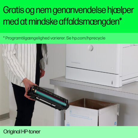 HP 80A - CF280A Black Toner - Lasertoner Sort