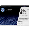 HP 80A - CF280A Black Toner - Lasertoner Sort