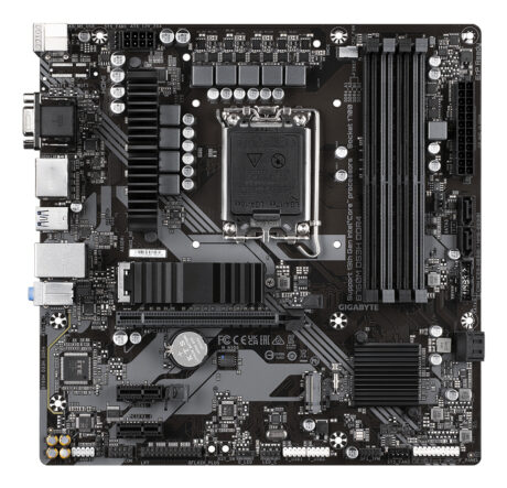 GIGABYTE B760M DS3H DDR4 Bundkort - Intel B760 - Intel LGA1700 socket - DDR4 RAM - Micro-ATX