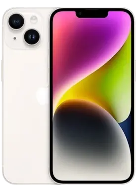 Apple iPhone 14 128GB (Starlight) - Sølv stand