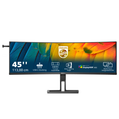 Philips 44.5" 6000 series - 5120x1440 (DQHD) 75Hz - VA - 100W USB - KVM Switch - RJ45