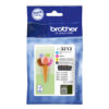 Brother LC3213VALDR - LC 3213 Value 4-Pack - Blækpatron Cyan