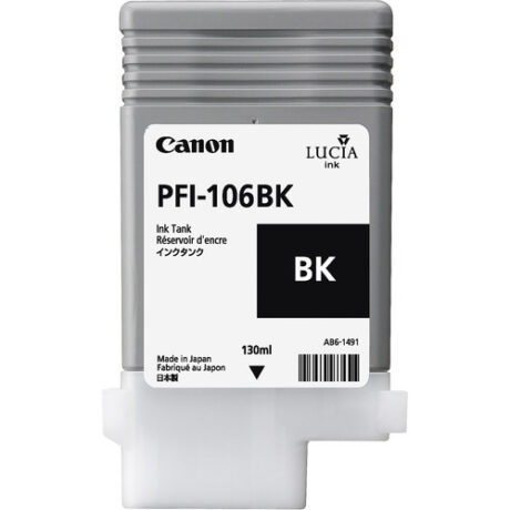 Canon PFI-106 - 6621B001 Black - Blækpatron Sort