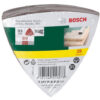 Bosch Slibebladssæt med 25 stk. til deltaslibere, korn 80