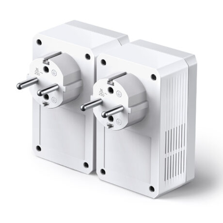 TP-Link TL-PA4010P KIT AV600 Passthrough Powerline Starter Kit Homeplug - PowerLine