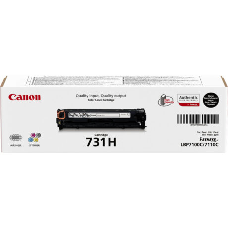 Canon CRG 731 - 6273B002 High Black - Lasertoner Sort