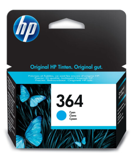 HP 364 - CB318EE Cyan Ink - Blækpatron Cyan