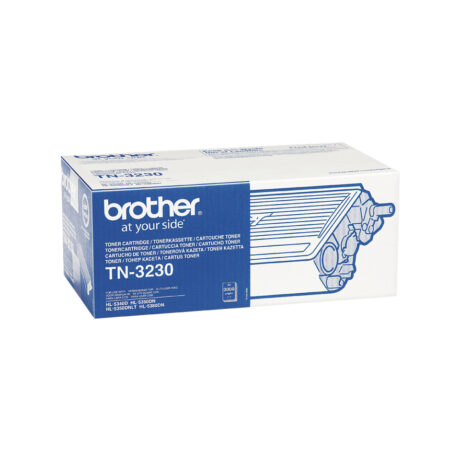 Brother TN3230 - TN-3230 - Black Laser Toner - Lasertoner Sort