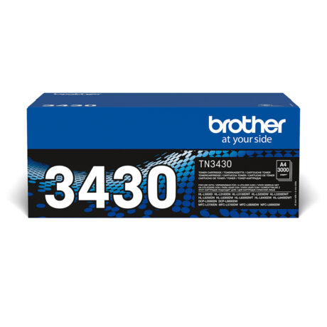 Brother TN3430 - TN 3430 Black Toner - Lasertoner Sort