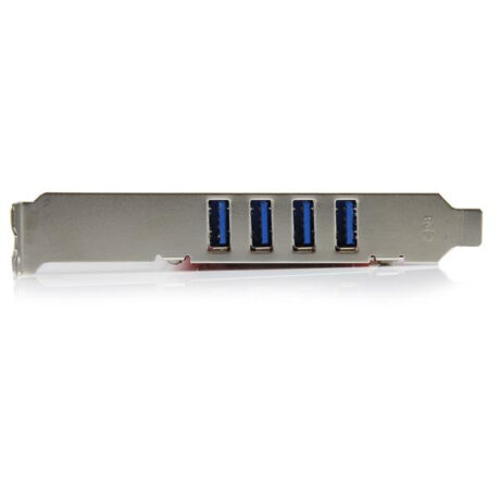 StarTech.com 4 Port PCI SuperSpeed USB 3.0 Adapter Card with SATA - SP4 Power