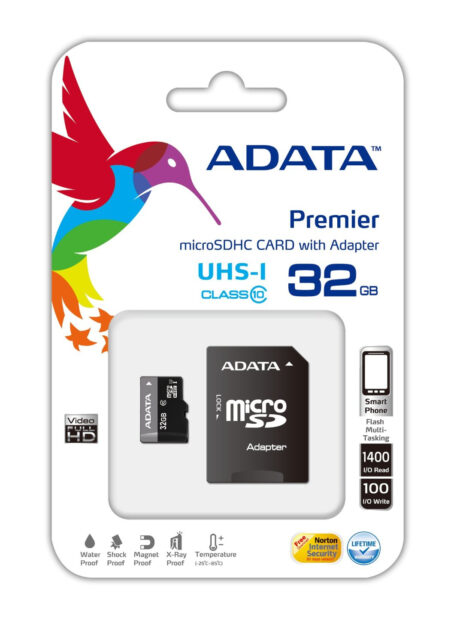 A-Data Premier MicroSD/SD - 80MB/s - 32GB