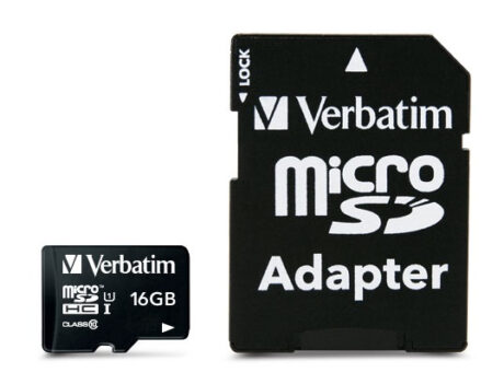 Verbatim Premium microSD/SD - 80MB/s - 16GB