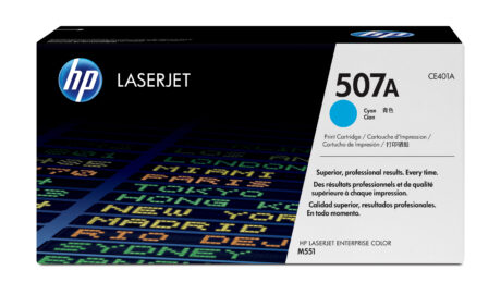 HP 507A - CE401A Cyan Toner - Lasertoner Cyan