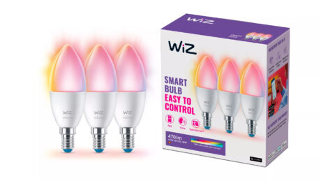 WiZ Kerte 4,9W E14, Color & Tunable White, Wi-Fi, 3-pak