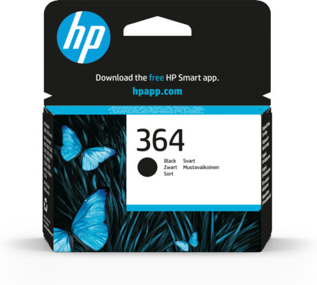 HP 364 - CB316EE Black Ink - Blækpatron Sort