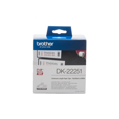 Brother DK22251 Continuous Paper Roll 62mm x 15.24m