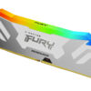 Kingston FURY Renegade RGB DDR5-6400 - 16GB - CL32 - Single Channel (1 pcs) - Intel XMP - Hvid med RGB