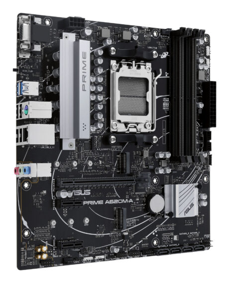 ASUS PRIME A620M-A-CSM Bundkort - AMD A620 - AMD AM5 socket - DDR5 RAM - Micro-ATX