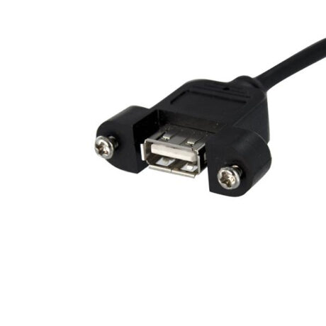 StarTech.com Panel Mount USB Cable USB A