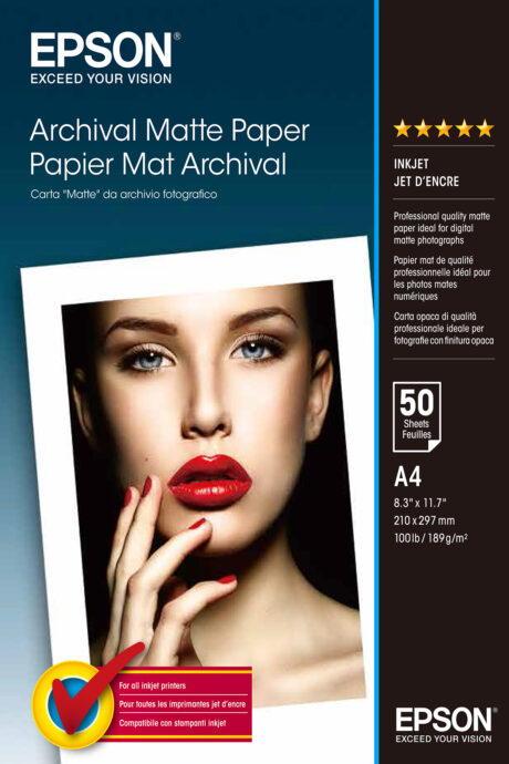 Epson PAPIR A4 MAT ARKIV 50 ARK