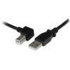 StarTech.com USB 2.0 A to Left Angle B Cable