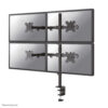 Neomounts FPMA-D550D4 mounting kit - full-motion - for 4 flat panels - black