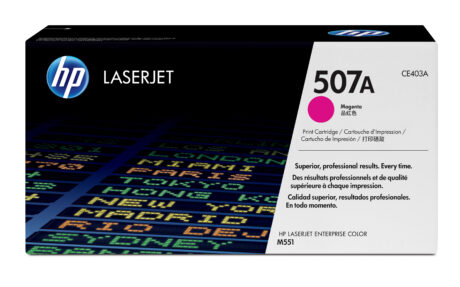 HP 507A - CE403A Magenta Toner - Lasertoner Magenta