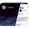 HP 81A - CF281A Black Toner - Lasertoner Sort