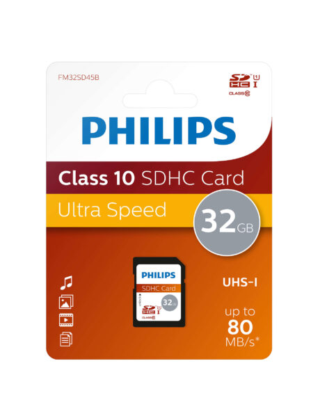 Philips FM32SD45B - flash memory card - 32 GB - SDHC