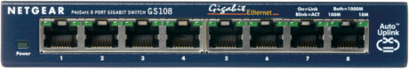 Netgear ProSAFE GS108 8-Port Gigabit Ethernet Unmanaged Switch