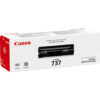 Canon CRG 737 - 9435B002 Black - Lasertoner Sort