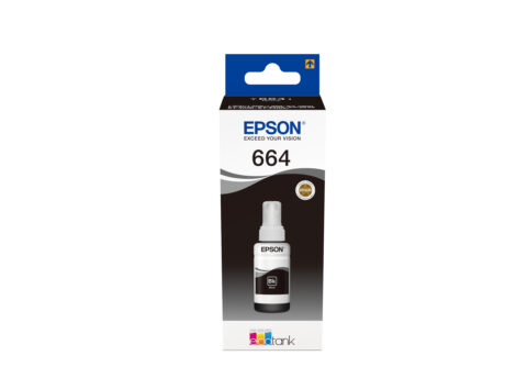 Epson T6641 - Black Ink Tank (T6641) - Blækrefill Sort