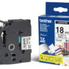 Brother TZE241 Black/White Tape 18mm