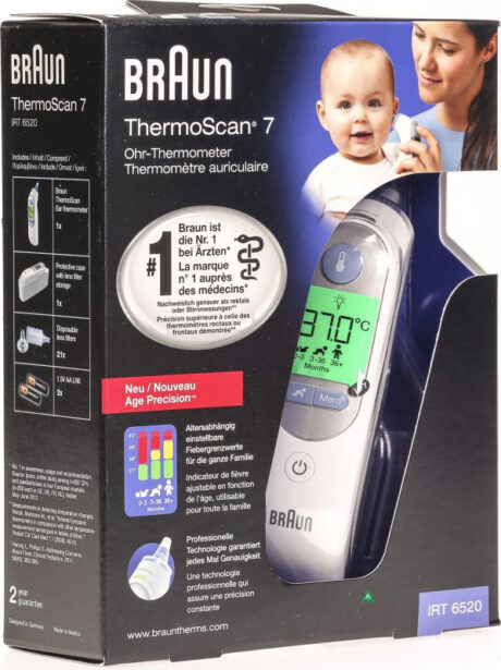 Braun Termometer IRT 6520 ThermoScan 7