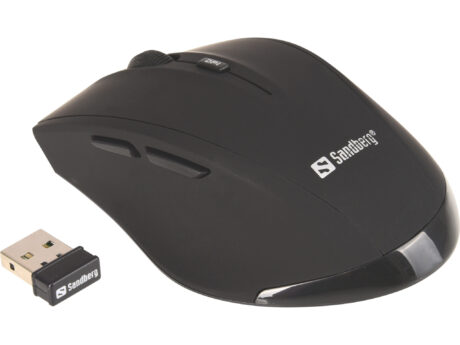 Sandberg Pro Wireless - Mus - 5 knapper - Sort