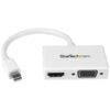 StarTech.com Travel A/V adapter: 2-in-1 Mini DisplayPort to HDMI or VGA converter video transformer