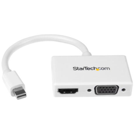 StarTech.com Travel A/V adapter: 2-in-1 Mini DisplayPort to HDMI or VGA converter video transformer