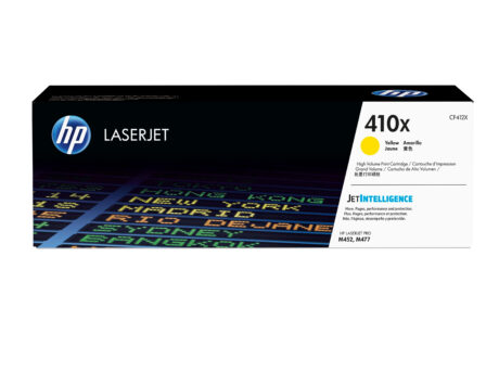 HP 410X - CF412X High Capacity Yellow Toner - Lasertoner Gul