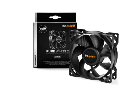 be quiet! Pure Wings 2 92 PWM - Kabinet køler - 92mm - Sort - 19 dBA