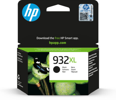 HP 932XL - CN053AE High Capacity Black Ink - Blækpatron Sort