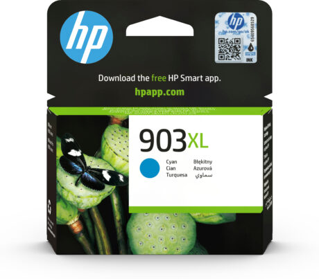 HP 903XL - T6M03AE High Capacity Cyan Ink - Blækpatron Cyan