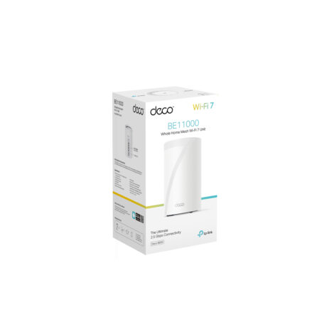TP-Link Deco BE65 (1-pack) BE9300 Whole Home Mesh WiFi 7 System - Mesh router 802.11a/b/g/n/ac/ax/be (Wi-Fi 7)