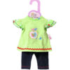 Dolly Moda Zapf Creation Modekjole med Leggings 30-36 cm