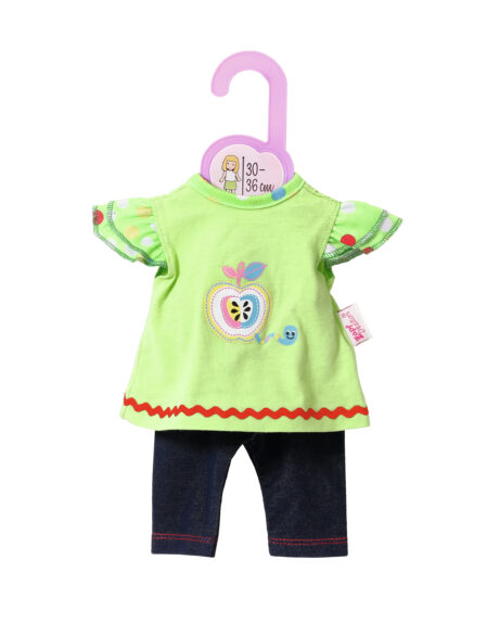 Dolly Moda Zapf Creation Modekjole med Leggings 30-36 cm