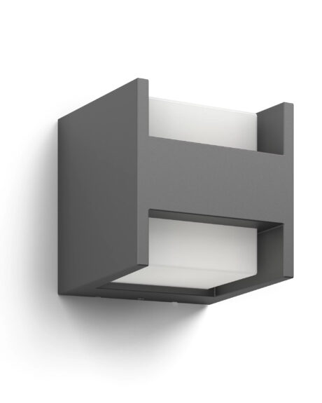 Philips Arbour udendørs væglampe, LED, antracit