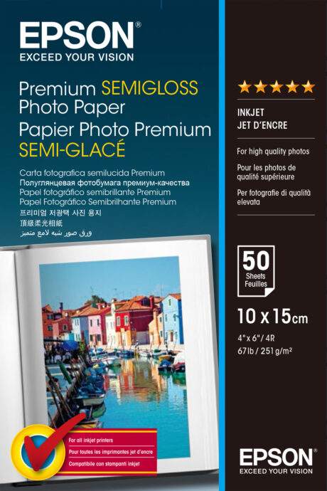 Epson Premium Semigloss Photo Paper