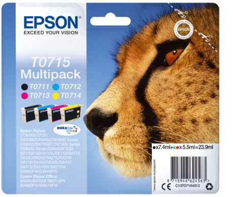 Epson T0715 Multipack - Blækpatron